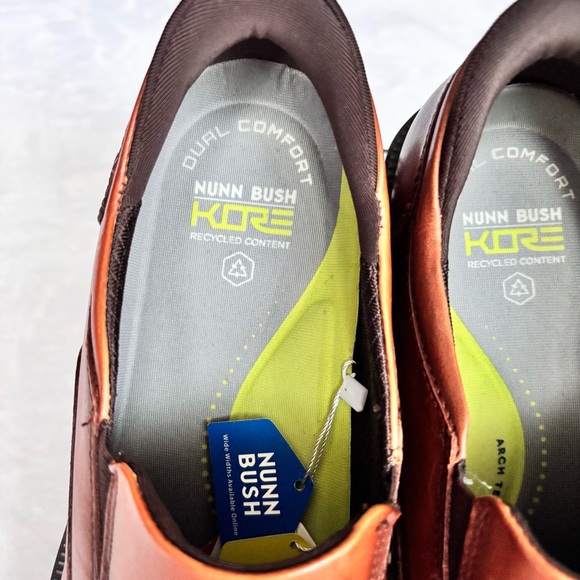 NUNN BUSH Kore Men's Kore Ez Icon Leather Moc Toe Slip-On Loafer--NWT--12 - Picture 4 of 16